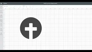 Using Cricut Design Space - Cross in Circle