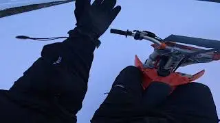 KTM SXF 450 BLOW UP WHILE WHEELIE