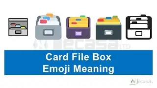 Card File Box Emoji 🗃️ Meaning | Learning Emojis
