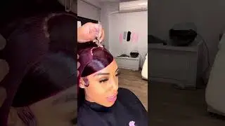 FOR MORE HAIR - HD LACE / FRONTAL WIG #atlweaves #silkpressqueen #frontalinstall #blackhai #shorts