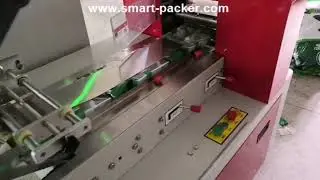 Big tray box blister tray pillow type flow automatic bag packing machine line