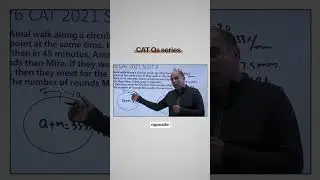 Solve a CAT Question on Time Speed and Distance with Arun Sharma in under 60 seconds | Day 76