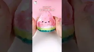 Fluffy Watermelon plushie🍉ttisue DIY