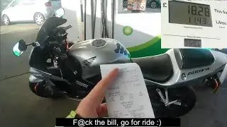 🏍 Honda CBR 600 F4i with the Apeman A87 action cam