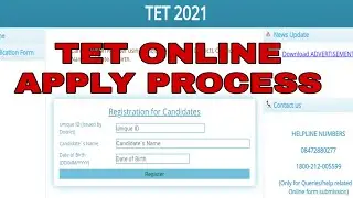 TET 2021.Online Apply Start. How to Apply for TET 2021.Process of Online Apply