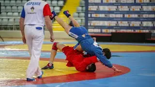 European Youth and Junior SAMBO Championships 2019. Day 2. Mat 1