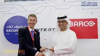 SecureTech Strategic Partner Barco- Intersec 2019 سيكيورتيك الشريك الإستراتيجي باركو- انترسك