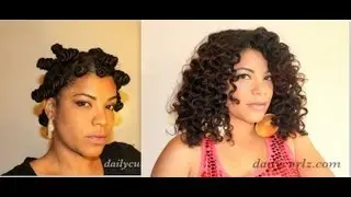 Bantu Knot tutorial / Rizos sin calor sin calor NO HEAT