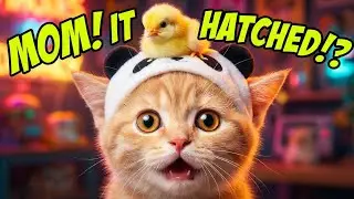 Mom! It Hatched!? 🐣 Can a Ginger Kitten Be a Bird Mom? The Heartbreak of Saying Goodbye 🐾