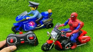 Spider Man Bike Unboxing,Police Bike Unboxing AsToys