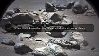 Mars ancient structures remnants