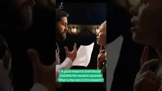 A Good Marketing Research Brief