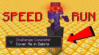 Minecraft, But The World Is Lucky Blocks (Speedrun)