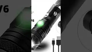 Ultra Bright LED Flashlight With XP-L V6 LED lamp beads Waterproof Torch Zoomable 4 lighting modes