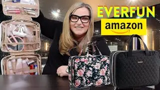 Everfun Hanging Travel Toiletry Bag with Savings Code on Amazon.com