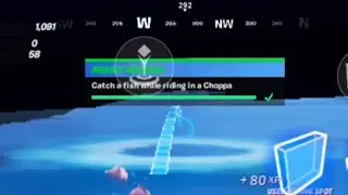 Catch a Fish while riding in a choppa