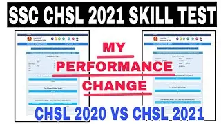 SSC CHSL 2021 || SKILL TEST SCORECARD OUT 🤩 || MY ERROR % IN TYPING ?