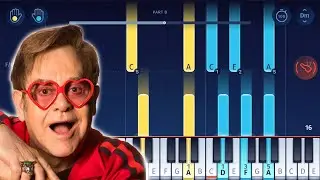 Elton John & George Michael - Don't Let the Sun Go Down on Me - Piano Tutorial