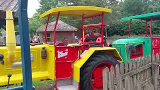 The Tractor Ride. On Ride POV. Flamingo Land Resort Spring Summer 2022.