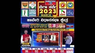 Karnataka Election Survey March 2023 | Haveri Constituency | Karnataka News