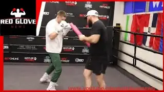 Callum Walsh&rsquo; Pool Noodles Drill With Dickie Ecklund Jr.  #CallumWalsh #MediaWorkouts #UFCFightPass