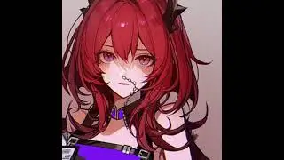 Decorating anime girl