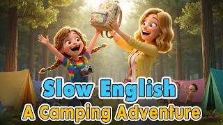 A Camping Adventure | Easy English Listening Practice Story (A2 Level)