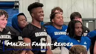 Malachi Fannin-Render GHSF Daily Player of the Week ceremony