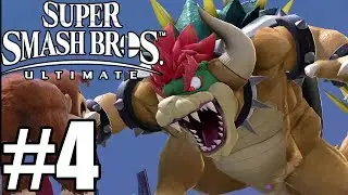 Super Smash Bros Ultimate Adventure Mode - Gameplay Walkthrough Part 4 - Giga Bowser Boss ( 100%)