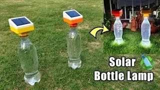Make Solar Lamp Using TP4056 | Reuse Plastic Bottles to Make Solar Lamp | Celebrate World Earth Day