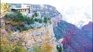 Grand Canyon South Rim - Mary Colter's Lookout Studio and Bright Angel Lodge 4K🇺🇸 USA Travel