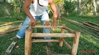 how to make bamboo center table.        epi #10, Cesar vlogs  help me reach 1k subscribe