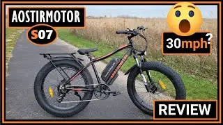 Электровелосипед Aostirmotor S07 **Обзор и распаковка**