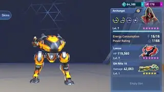 Lancer with EM Rifle 16! | Mech Arena