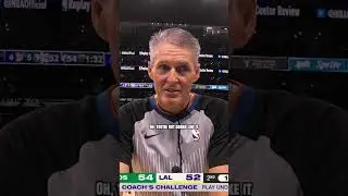 NBA Referee Fakes Out Lakers Fans 😂