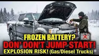 Frozen Car Battery? Don't Jump Start! Fix Dead / Flat Battery Fast (Winter Tips)