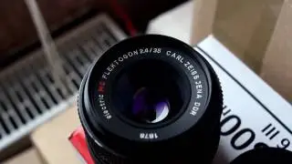 pentacon electric 2,8/29 multi coating test video