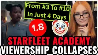 Starfleet Academy Viewership PLUMMETS, Falls Down Charts As Star Trek Fans REJECT This Slop
