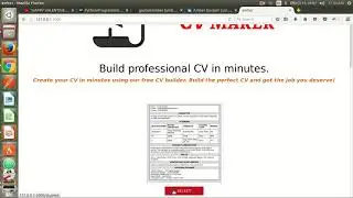 CV Maker| Flask(Python) Web Application