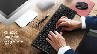 Genius Wireless Keyboard & Mouse Combo KM-8101 (4K UHD)