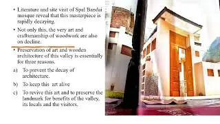 Spal Bandai Mosque Swat: Analysis of Wooden Art & Architecture by Rehmania Aman PhD Scholar #swat