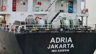 LIVE BERTHING TANKER SHIP MT. ADRIA 🇮🇩