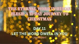 DAY 11- The Eternal Word in Human Flesh Series- A 12 Day Journey to Christmas-The Word Dwells in You