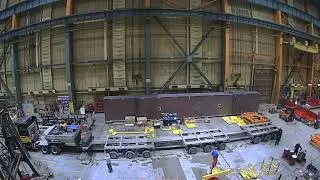Timelapse Loading Massive Project on Oversize Load Flatbed