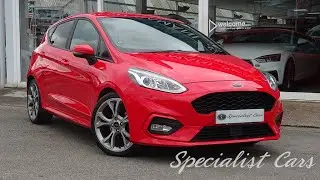 Ford Fiesta ST Line X Turbo, Race Red at Umesh Samani Specialist Cars Stoke on Trent.