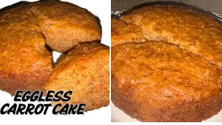 Eggless Carrot Cake Recipe | How to Make  Soft Carrot cake at home |  Cake Bnane Ka Asan Tarika 