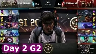 Gigabyte Marines vs Flash Wolves | Day 2 LoL MSI 2017 Group Stage | GAM vs FW