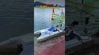 #travelblogger #smart #clear #boat to clear #dirt from #river