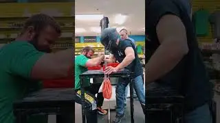 Biker vs Undefeated Tank Arm Wrestling