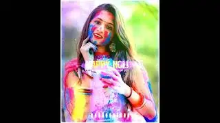 happy Holi avee player template download link